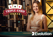 Triple card poker